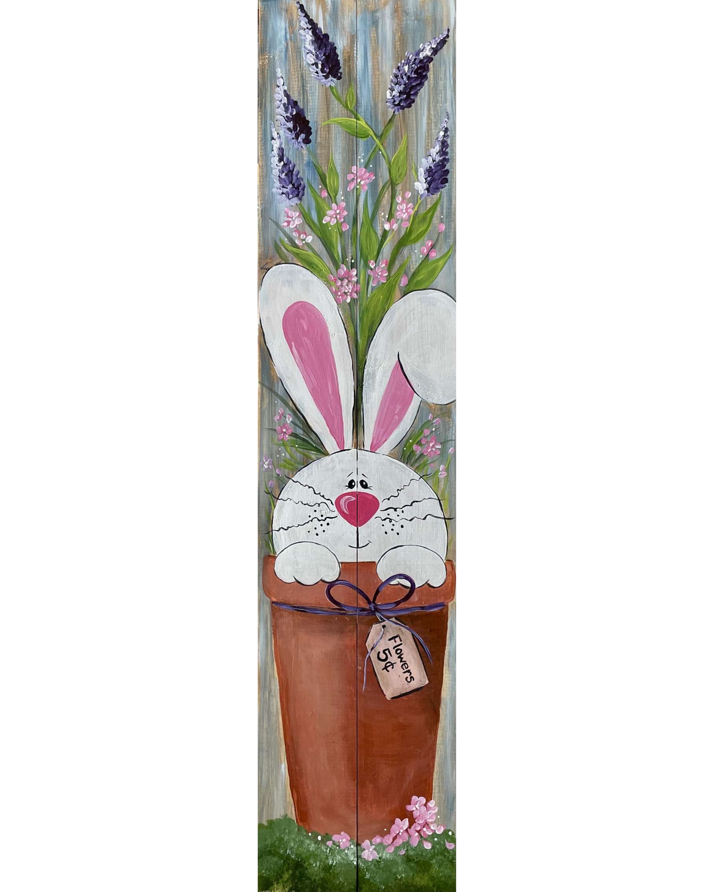 Hippity Hoppity Porch Leaner